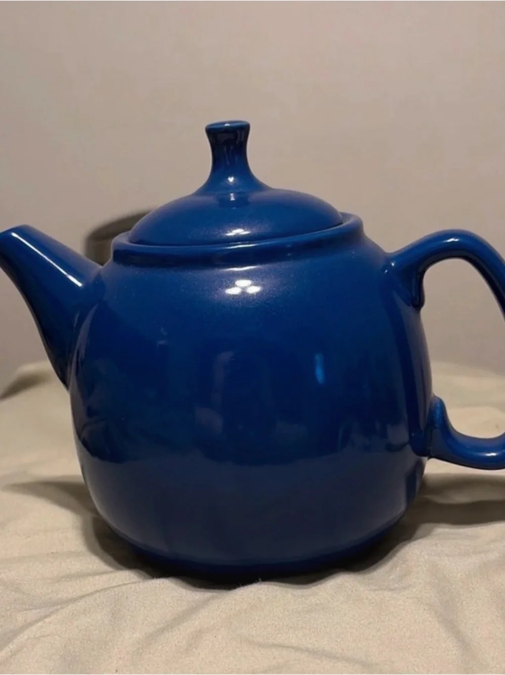 Blue Ceramic Teapot